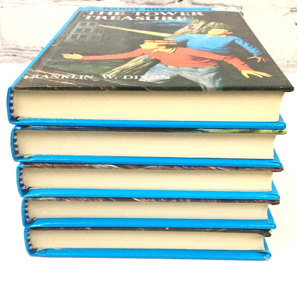 The Hardy Boys Starter Set By Franklin Dixon Hardcover Five Book Boxed Bundle - Picture 5 of 11